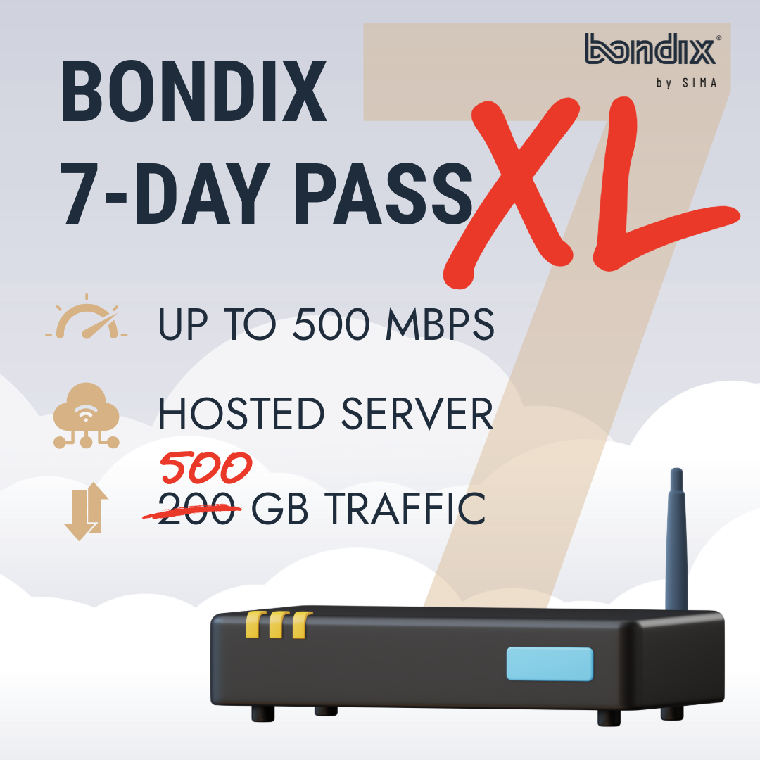 Bondix Hosted Essential - 7-Day Pass XL